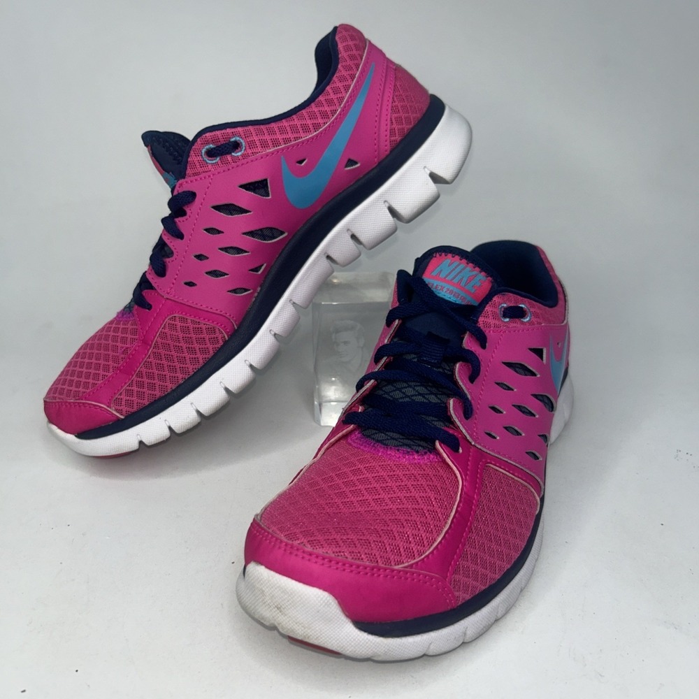 Nike Flex 2013 Run Sneakers Womens 9 Hot Pink Running Shoes Trainer 580440